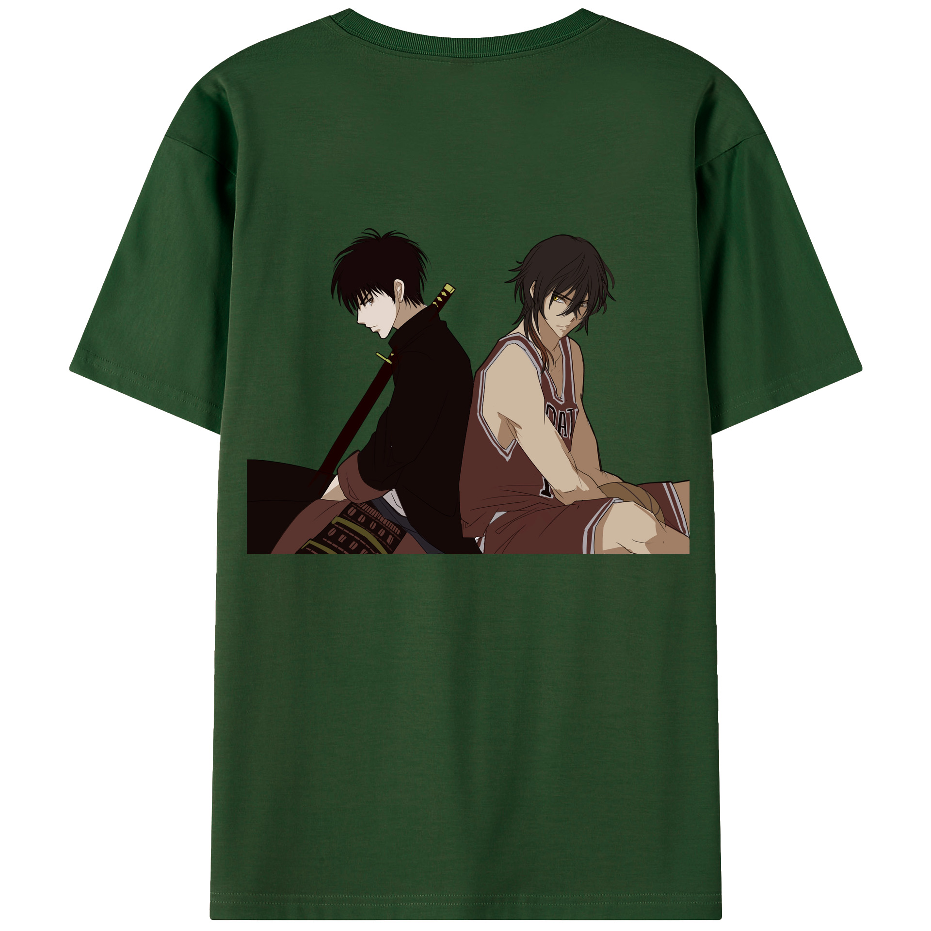 SLAM DUNK／スラムダンク 綿100％半袖Tシャツ（背面プリント）